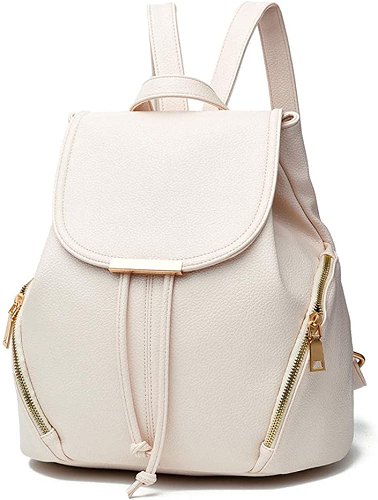 Price:$23.99    KARRESLY Women's Mini Backpack Purse PU Leather Rucksack Purse Ladies Casual Shoulder Bag for Women(White)  Shoes