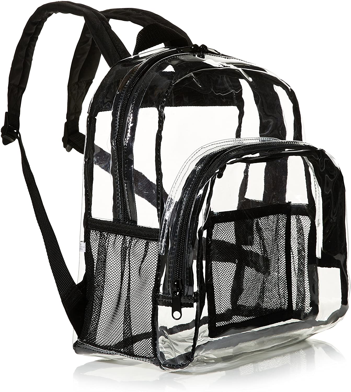 Price:$18.24    AmazonBasics Stadium Approved Mini Transparent Backpack Bag - Clear