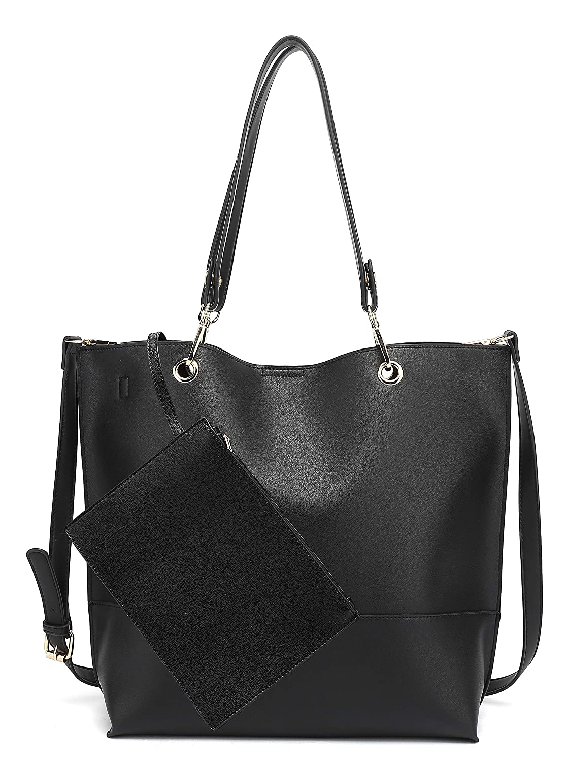 Price:$29.99    Scarleton Stylish Reversible Tote Handbag for Women, Vegan Leather Shoulder Bag, Hobo bag, Satchel Purse, H1842208201, Black  Shoes