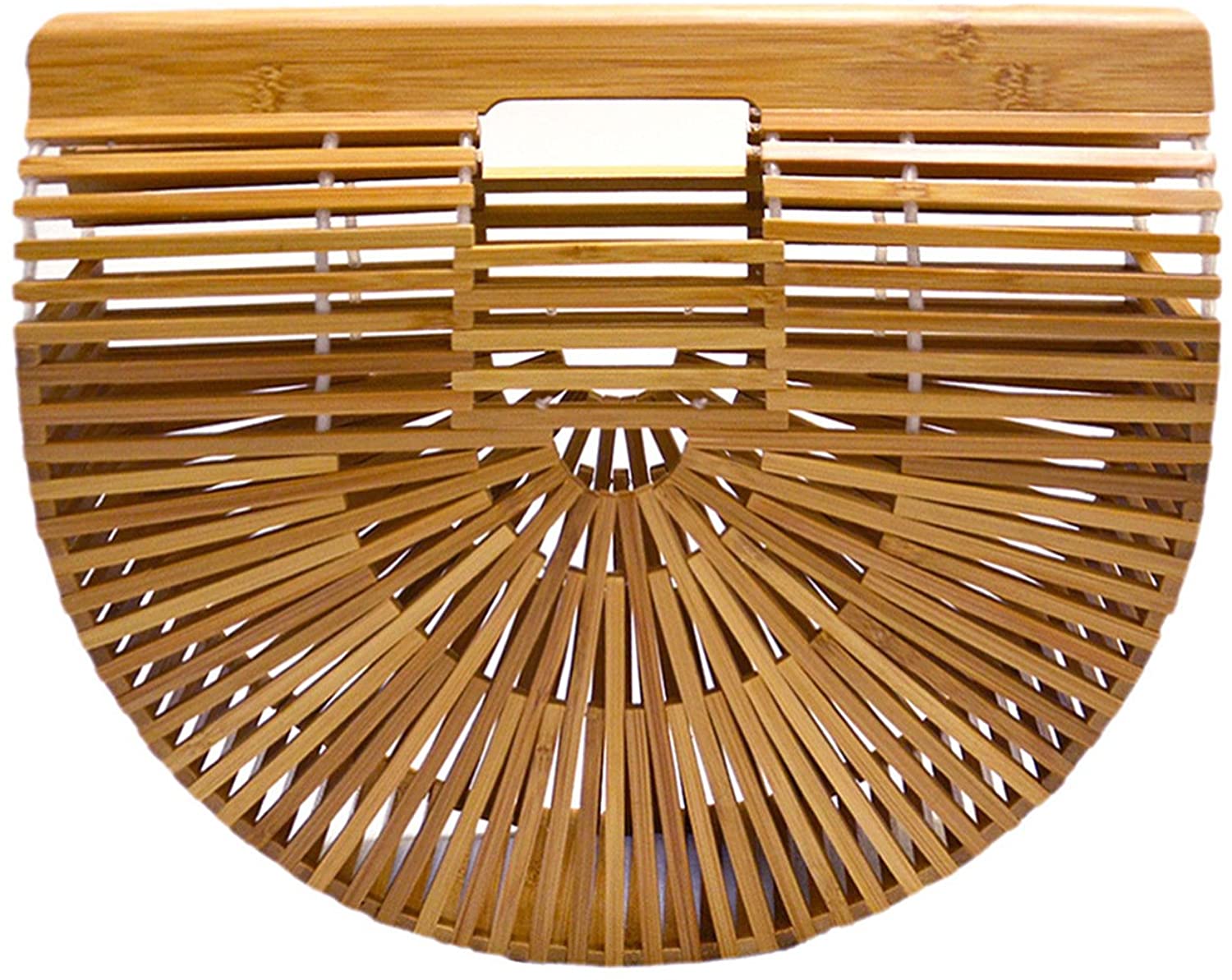 Price:$37.99    Miuco Womens Bamboo Handbag Handmade Large Tote Bag Size Small  Shoes