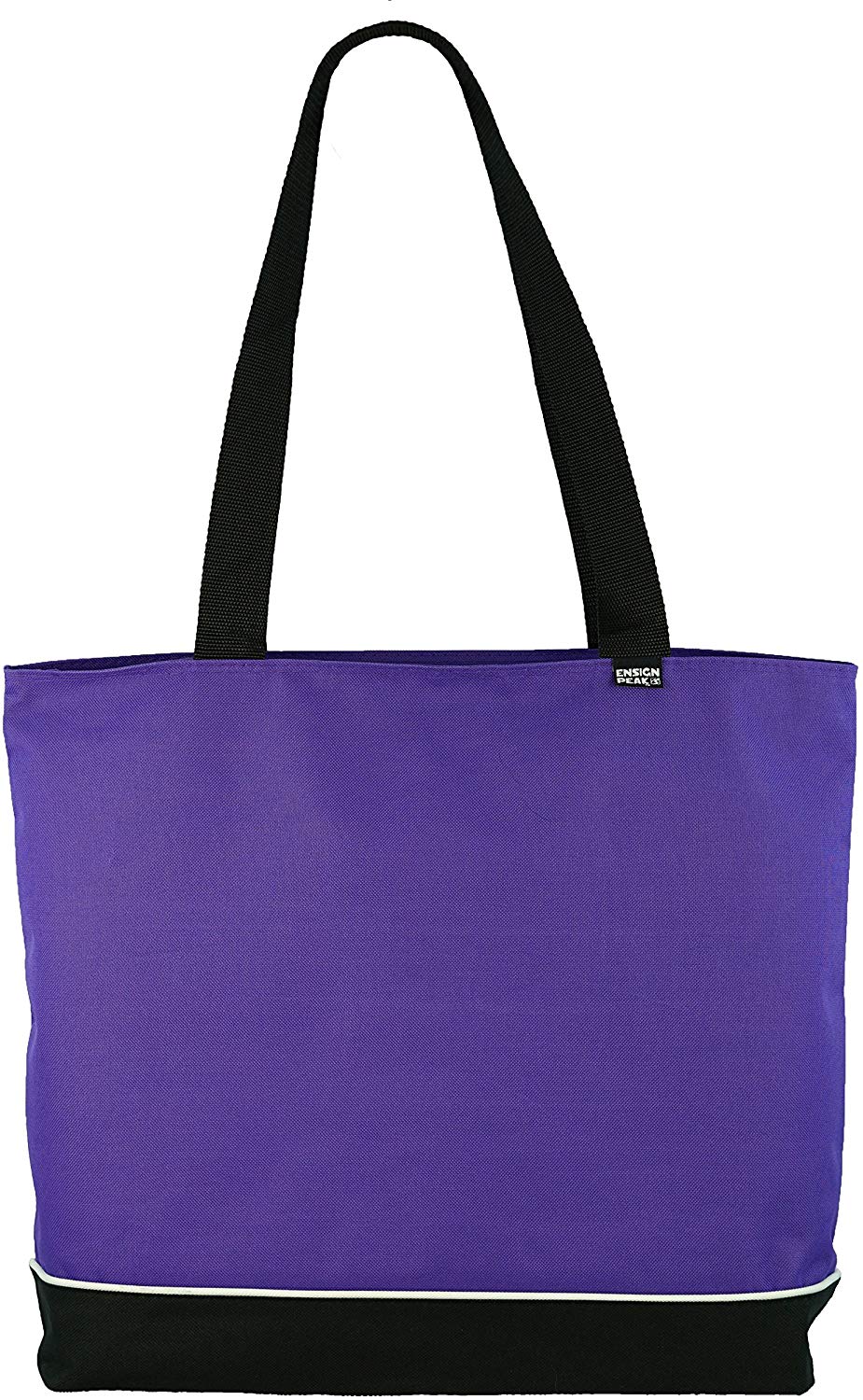 Price:$9.99    Shoulder Tote Bag with Zipper, Purple  Clothing