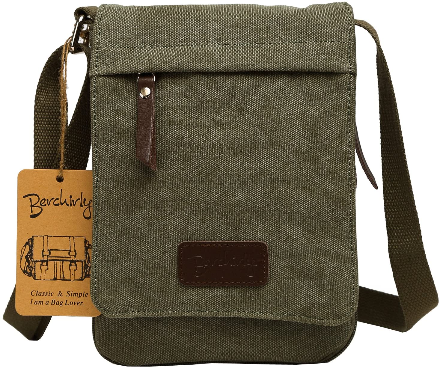 Price:$15.99    Small Canvas Classic Messenger Bags Field Journey Shoulder Bag for Traveling, Hiking, Camping