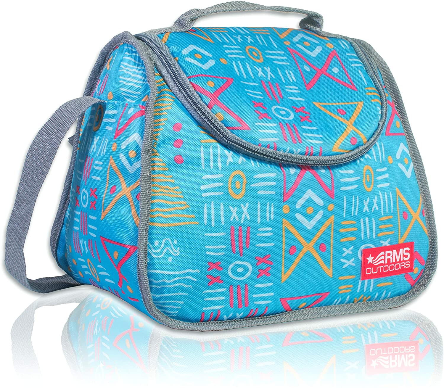 Price:$12.99     RMS Cooler Bag and Lunch Box - Cross Shoulder Soft Insulated Tote for Everyday Activities - Ideal for Outdoor, Camping, Game - Portable and Stylish for Women (Blue)   Garden & Outdoor