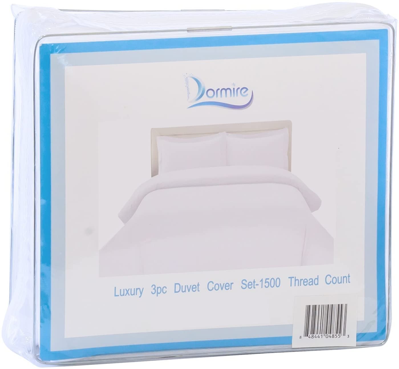 Price:$14.99    Dormire Ultra Soft 3 Piece Duvet Cover Set with Pillow Shams - 1500 Thread Count - Queen Size - White  Home & Kitchen