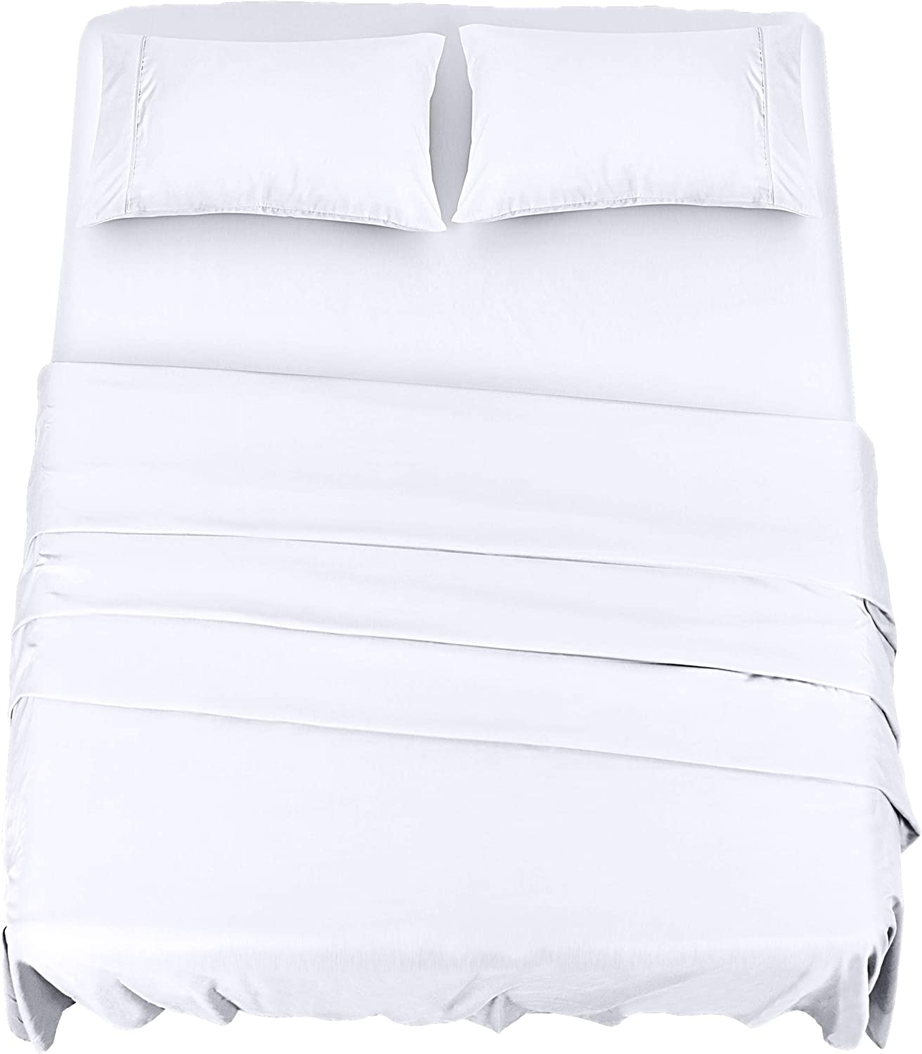Price:$19.95    Utopia Bedding Bed Sheet Set - 4 Piece Cal King Bedding - Soft Brushed Microfiber Fabric - Shrinkage & Fade Resistant - Easy Care (Cal King, White)  Home & Kitchen