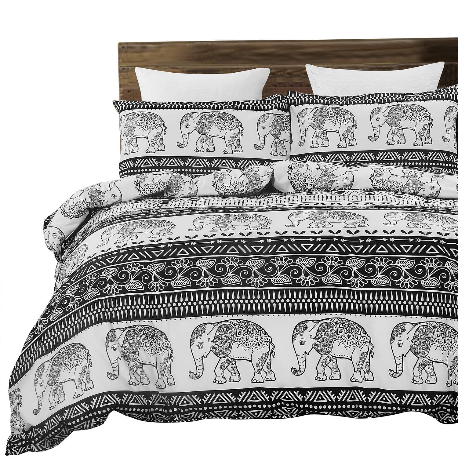 Price:$23.50    Vaulia Original Design Soft Microfiber Duvet Cover Set, Mandala Exotic Patterns Inspired Design - Queen Size  Home & Kitchen