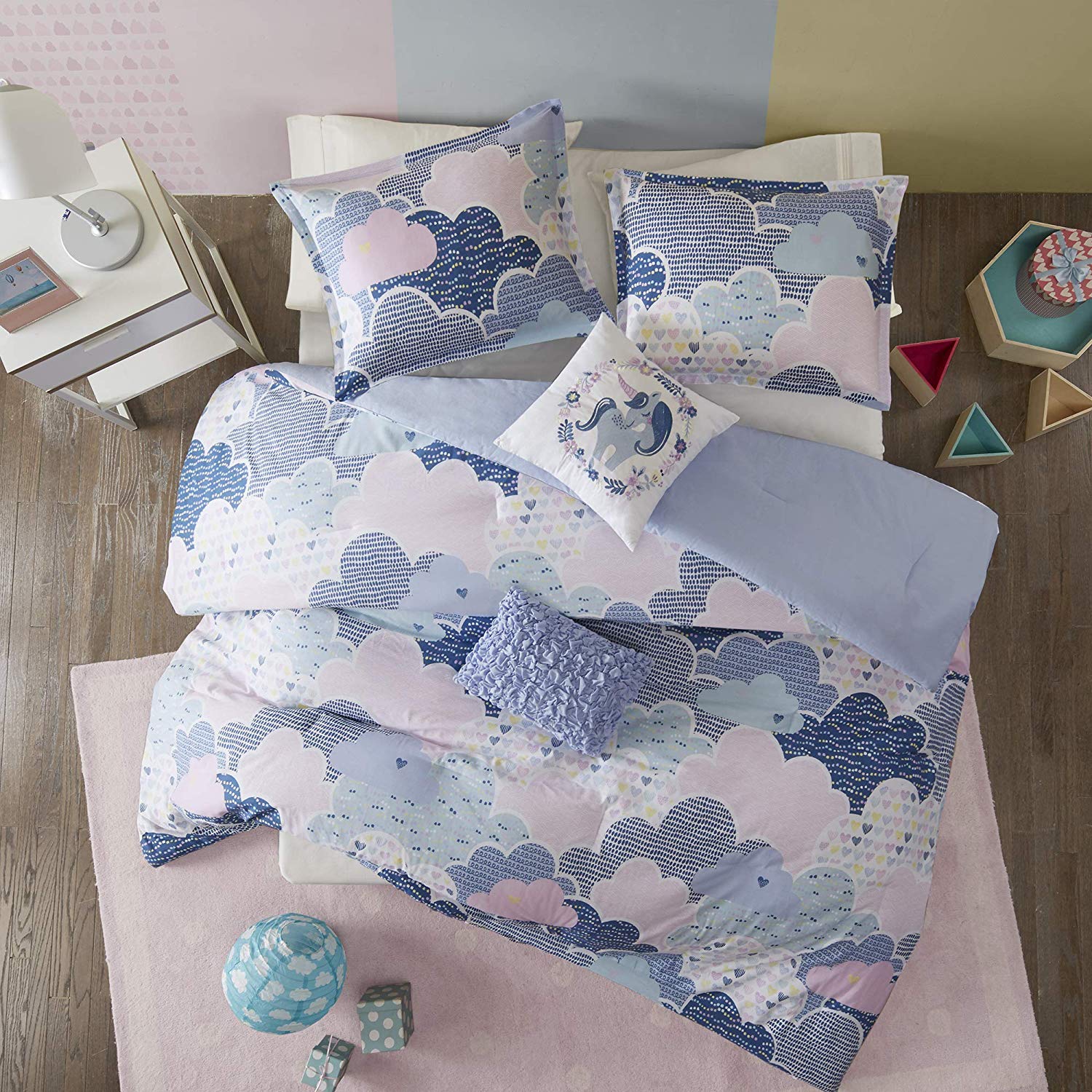 Price:$52.14    Urban Habitat Kids Cloud Duvet Cover Set, Twin/Twin XL, Blue  Home & Kitchen