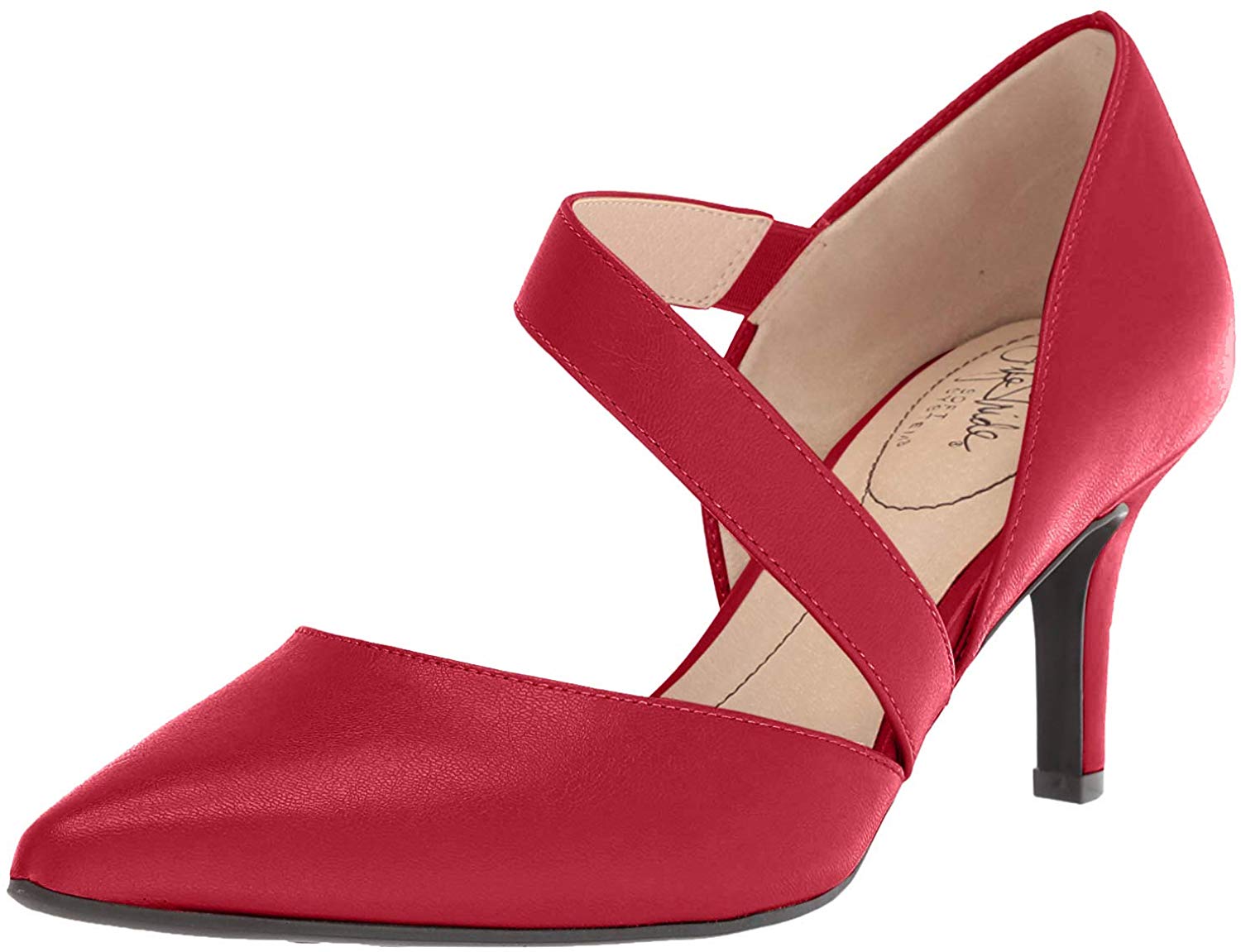 Price:$59.95   | Life Stride Women's Suki Pump, Fire Red, 5 M US | Pumps