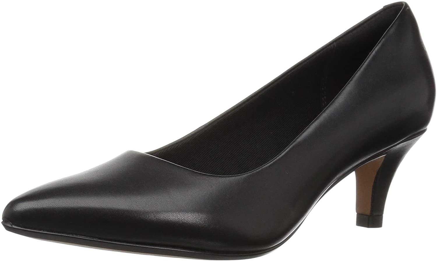 Price:$57.15   | Clarks Women's Linvale Jerica Pump, Black Leather, 050 M US | Pumps
