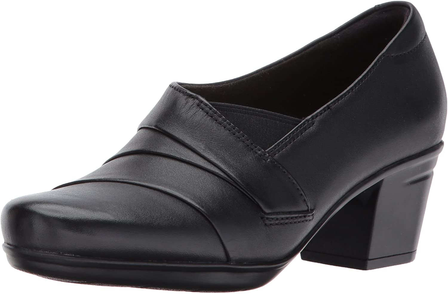 Price:$45.81   | Clarks Women's Emslie Warbler Pump, Black, 5 M US | Pumps