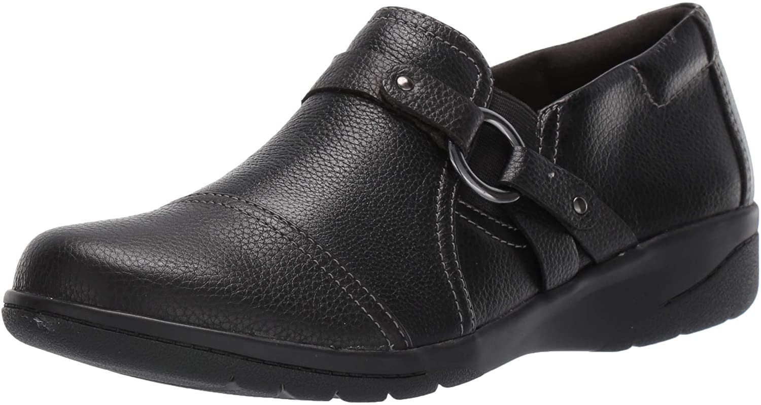 Price:$36.68   | Clarks Women's Cheyn Fame Pump, Black Leather, 50 M US | Pumps