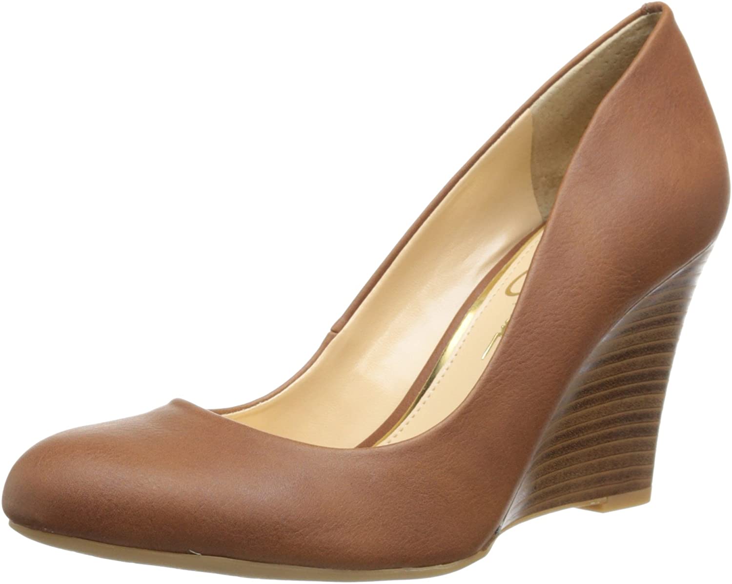 Price:$59.95   | Jessica Simpson Women's Cash Wedge Pump, Almond, 8.5 M US | Pumps