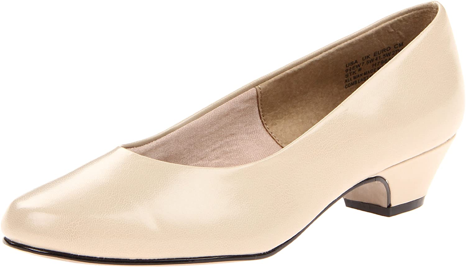 Price:$39.95   | Soft Style Women's Angel II Pump, Bone Smooth, 5.5 M US | Pumps