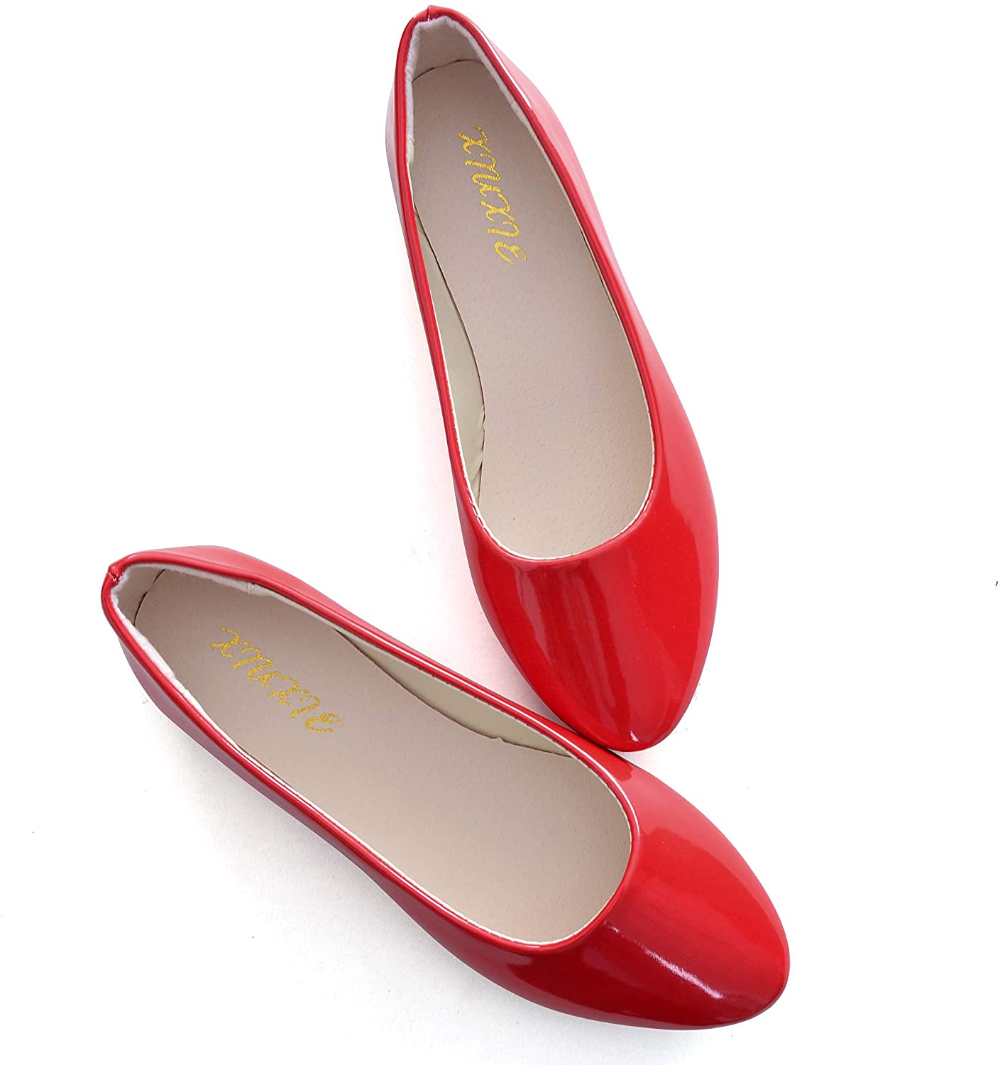 Price:$6.35   | Dear Time Women Flat Shoes Comfortable Slip on Pointed Toe Ballet Flats | Shoes