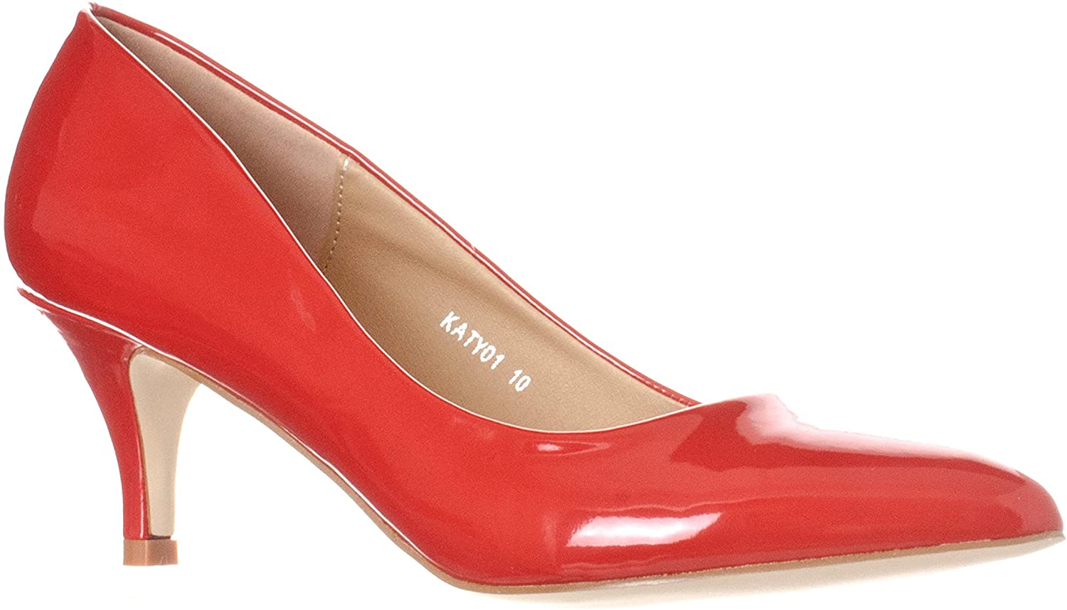 Price:$31.98   | Riverberry Women's Katy Pointed, Closed Toe Low, Kitten Heel Pumps | Pumps