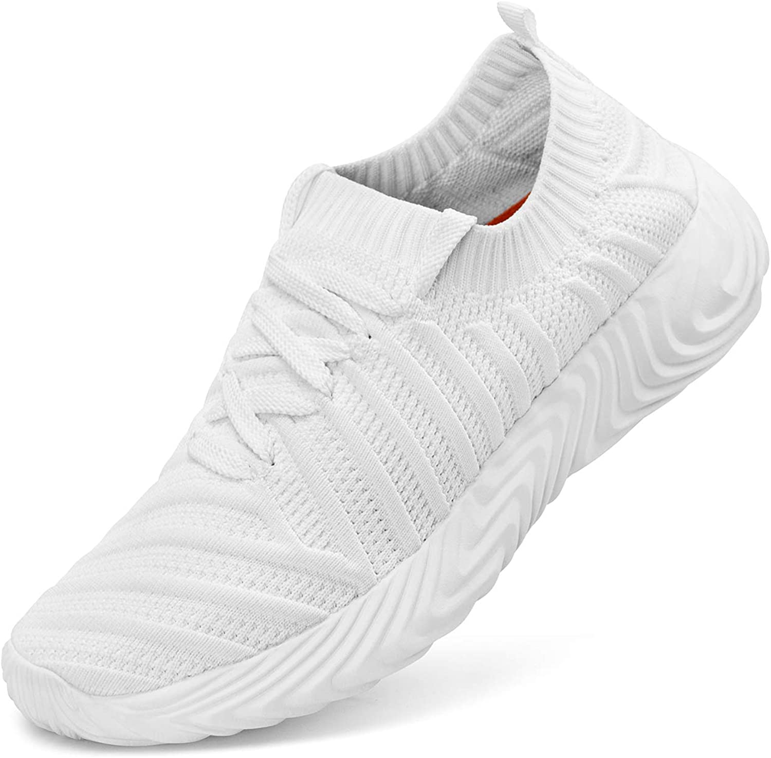 Price:$19.99   | Feetmat Women's Running Shoes Slip Resistant Work Shoes Lightweight Lace Up Sneakers | Walking
