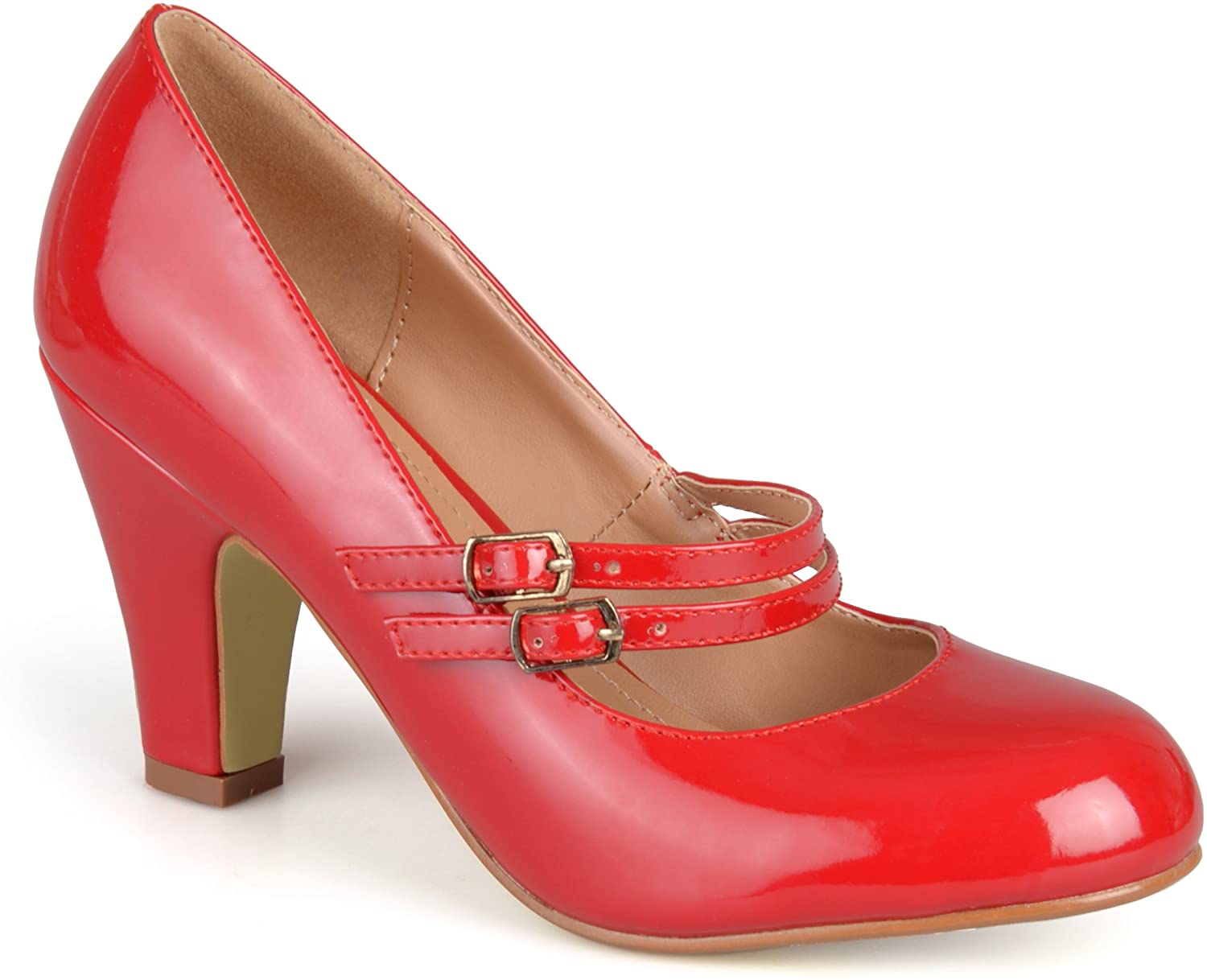 Price:$32.60   | Journee Collection Womens Mary Jane Faux Leather Pumps | Pumps