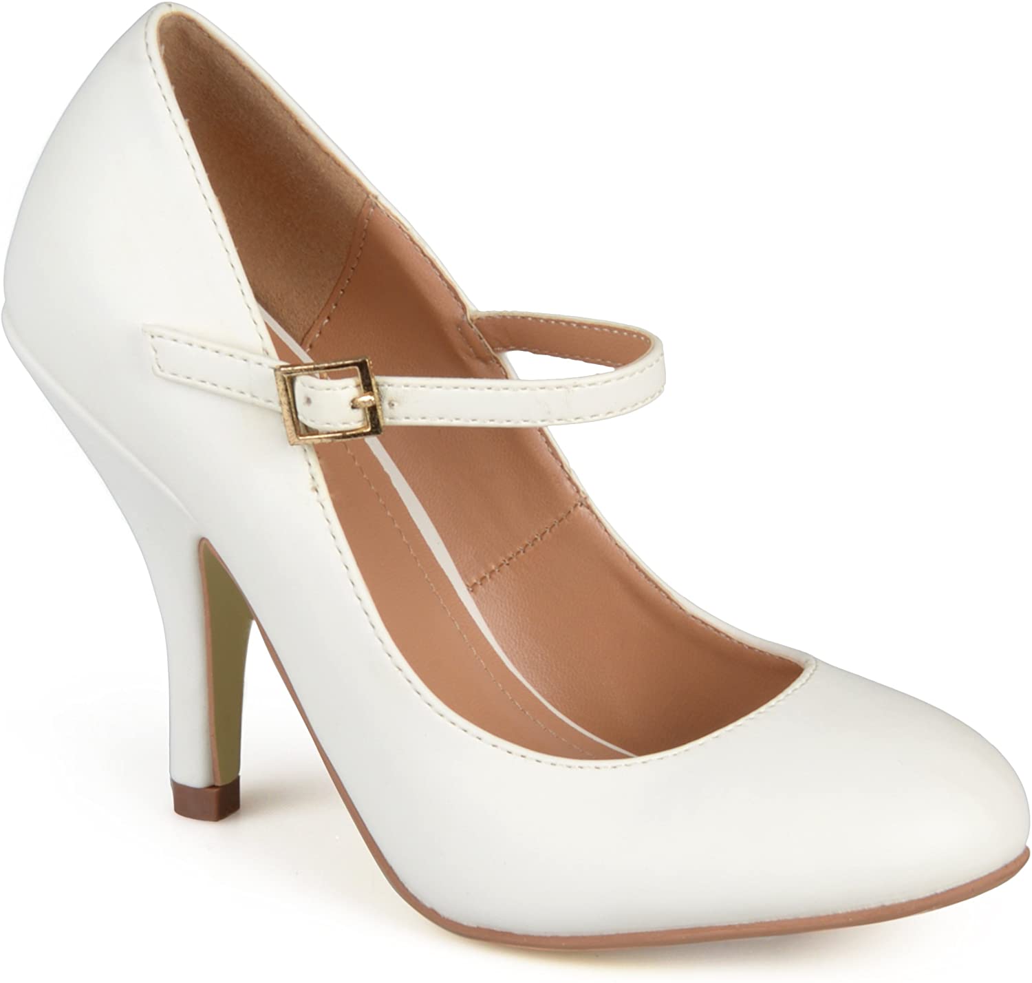 Price:$24.99   | Journee Collection Womens Patent Round Toe Mary Jane Pumps | Pumps