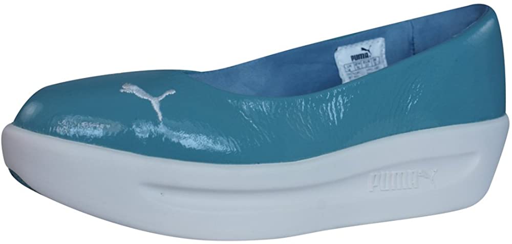 Price:$34.60   | PUMA GV Spadrille Womens Patent Leather Slip on Shoes/Sandals - Blue | Fashion Sneakers