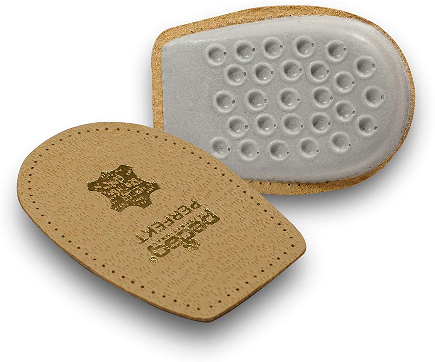 Price:$5.85    Pedag Perfect Shock Absorbing Heel Pads, Vegetable Tanned Leather and Latex Rubber, Tan, Medium (8L to 7M)  Health & Personal Care