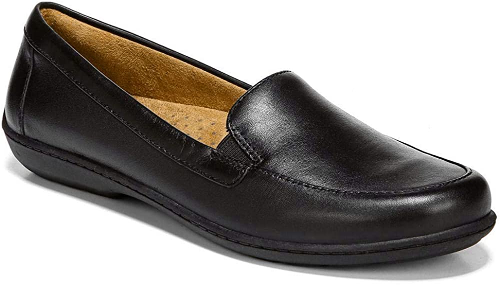 Price:$49.95   | Naturalizer Natural Soul Women's Kacy Loafer, Black Leather, 8 W US | Loafers & Slip-Ons