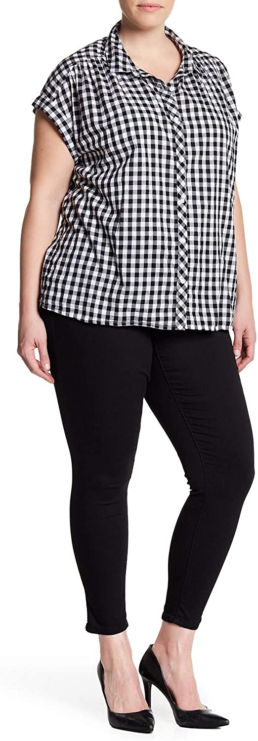 Price:$69.99 Democracy Ab Technology Ankle Skimmer Jeans, Black at Amazon Women's Jeans store