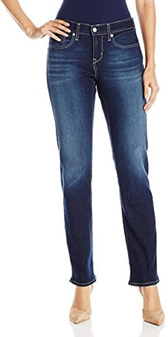 Price:$45.00    Signature by Levi Strauss & Co Women's Curvy Straight Jeans, Vivacious, 16 Short  Clothing