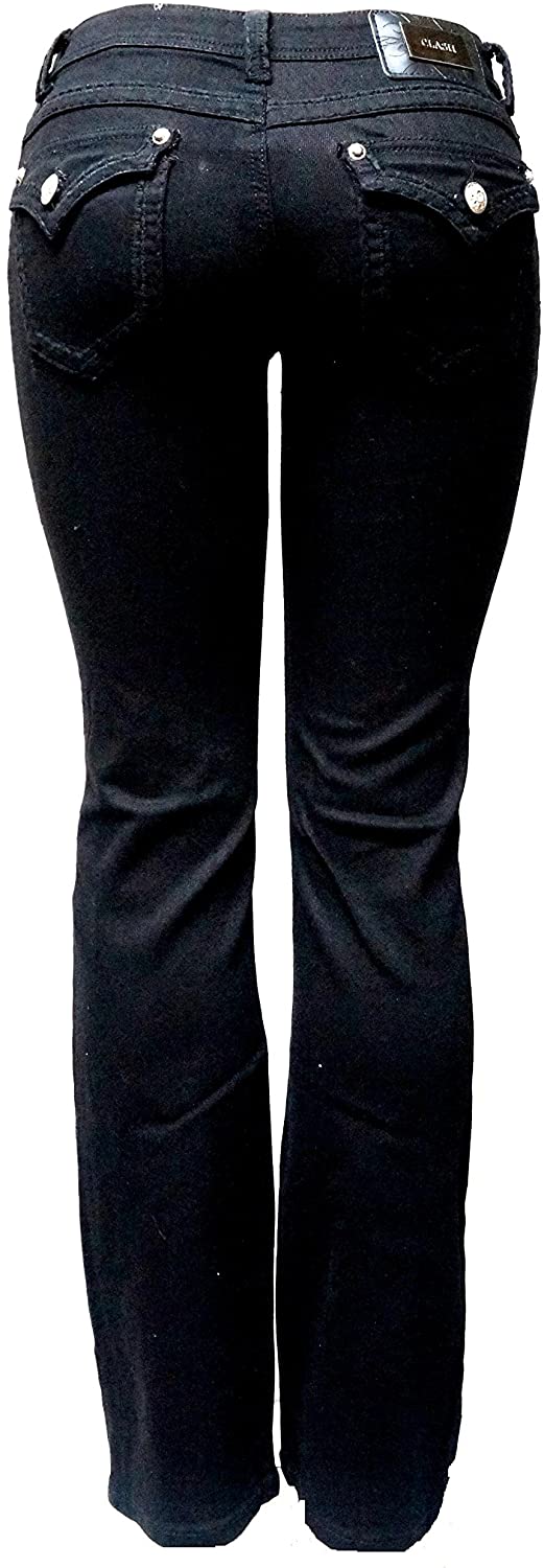 Price:$8.99 Jack-D Womens Juniors Luscious Basic Bootcut/Straight Butt Lifting Denim Jeans Stretch at Amazon Women's Jeans store