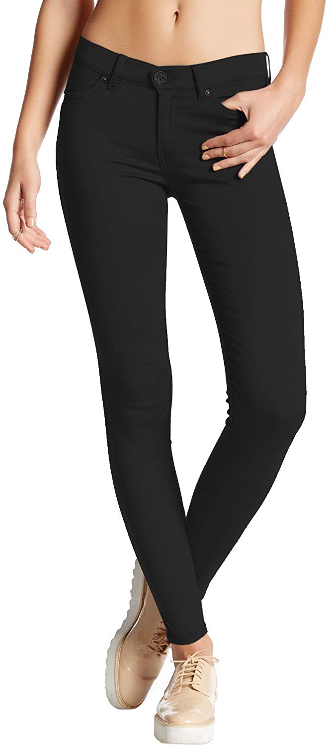 Price:$26.99 Hybrid & Company Womens Super Stretch Comfy Skinny Pants P44876SK Black Small at Amazon Women’s Clothing store
