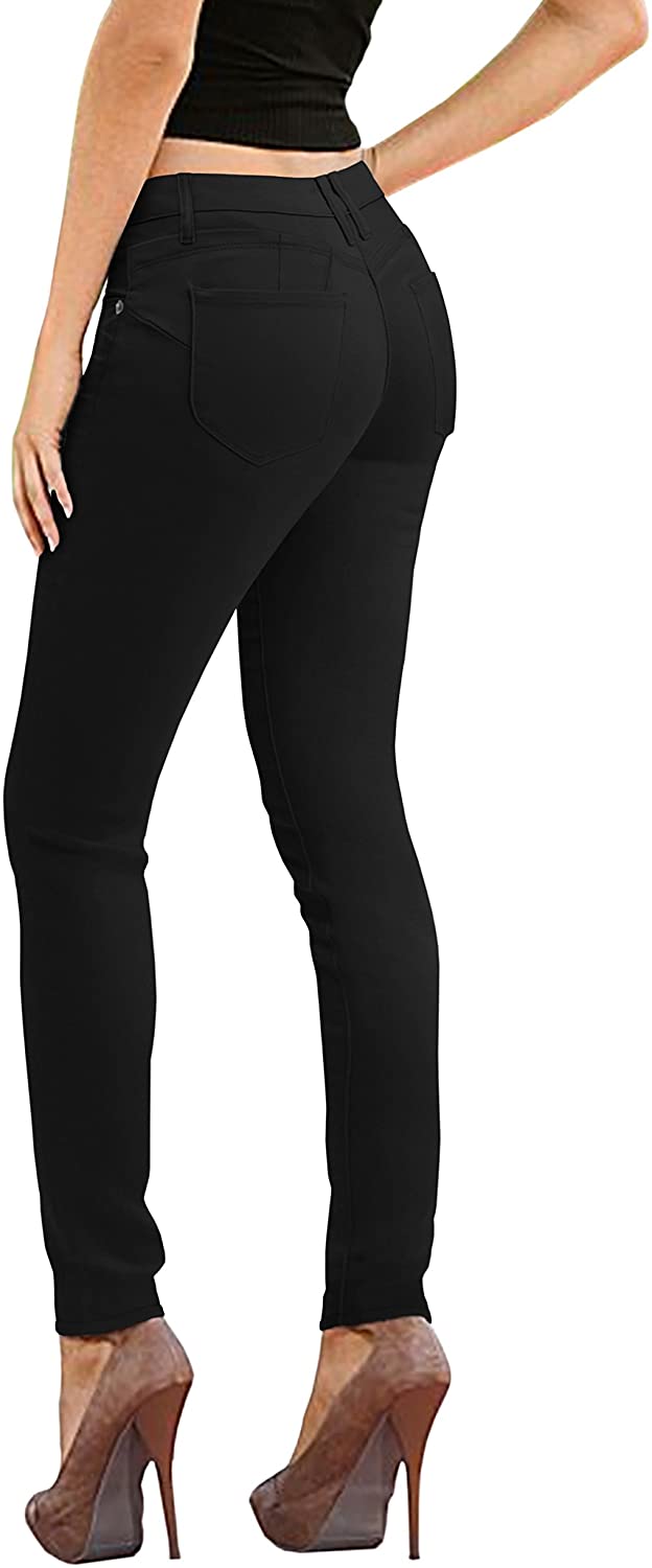 Price:$29.99 Women's Butt Lift Stretch Denim Jeans-P37375SK-Black-1 at Amazon Women's Jeans store