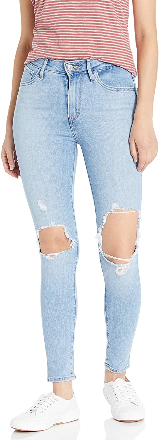 Price:$44.62 Levi's Women's 721 High Rise Skinny Ankle Jeans, Azure Falls, 24 (US 00) at Amazon Women's Jeans store
