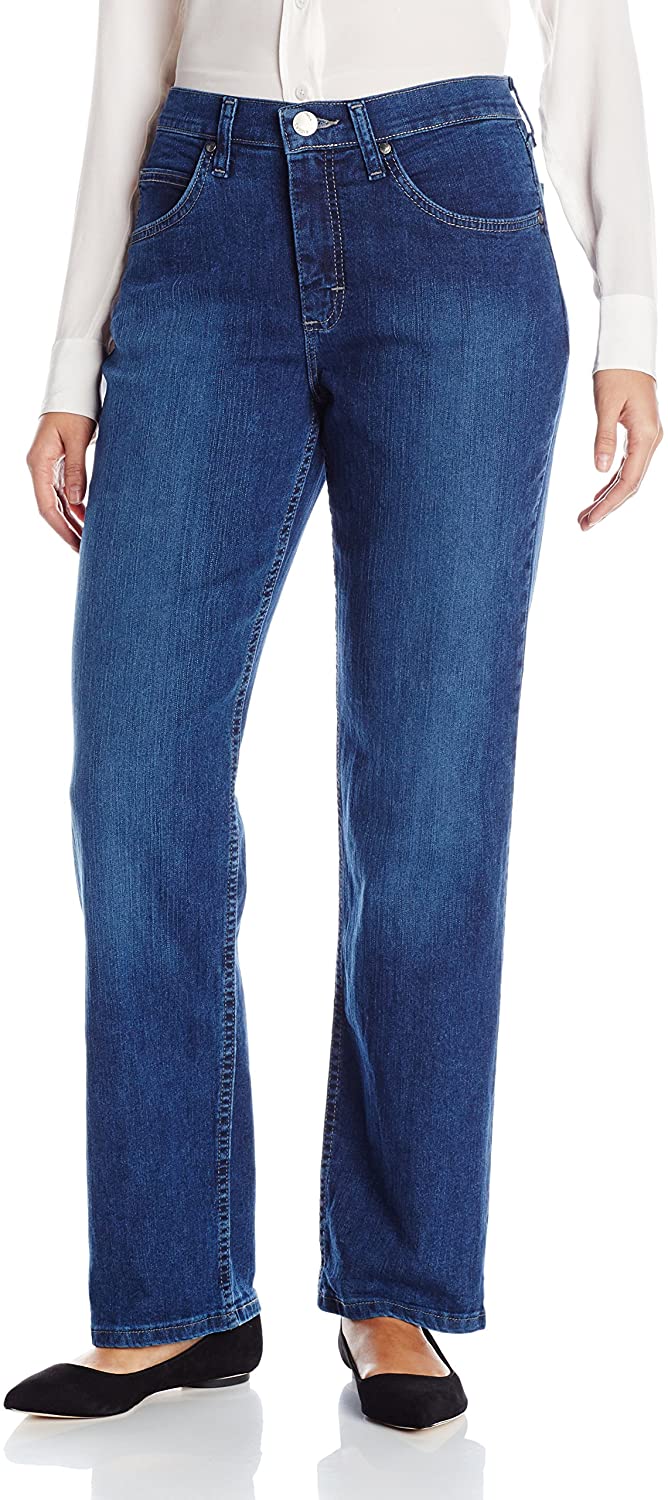 Price:$22.69 Riders by Lee Indigo Women's Classic-Fit Straight-Leg Jean, Antique Dark, 6 at Amazon Women's Jeans store