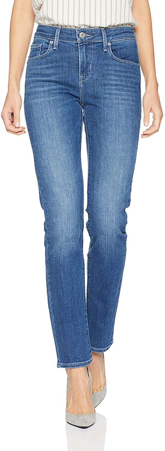 Price:$39.99 Levi's Women's Classic Mid Rise Skinny Jeans, Blue Show Tune, 10 Long at Amazon Women's Jeans store
