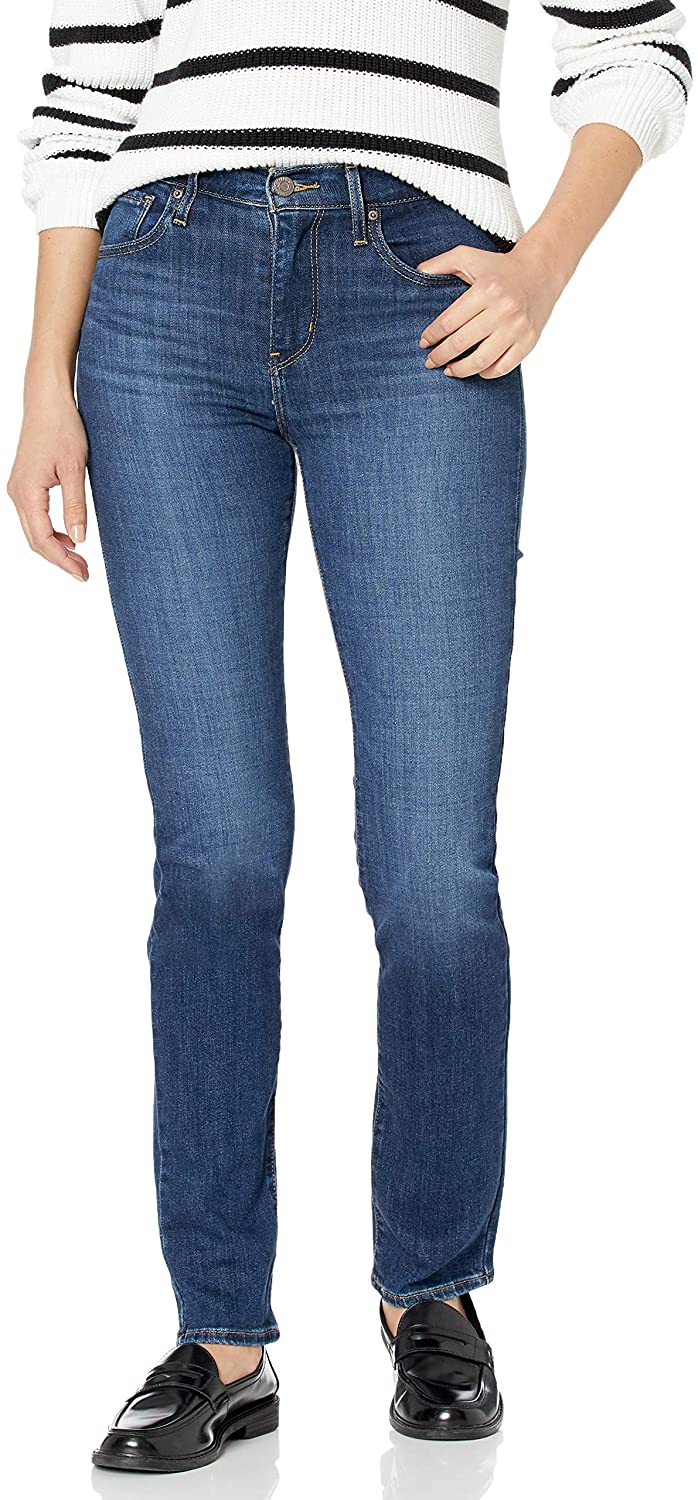 Price:$44.62 Levi's Women's 724 High Rise Straight Jeans, Carbon Glow, 24 (US 00) L at Amazon Women's Jeans store
