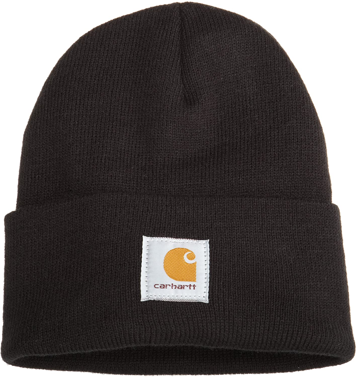 Price:$14.97 Carhartt Men's Acrylic Watch Hat A18, Black, One Size at Amazon Men’s Clothing store  Cold Weather Hats