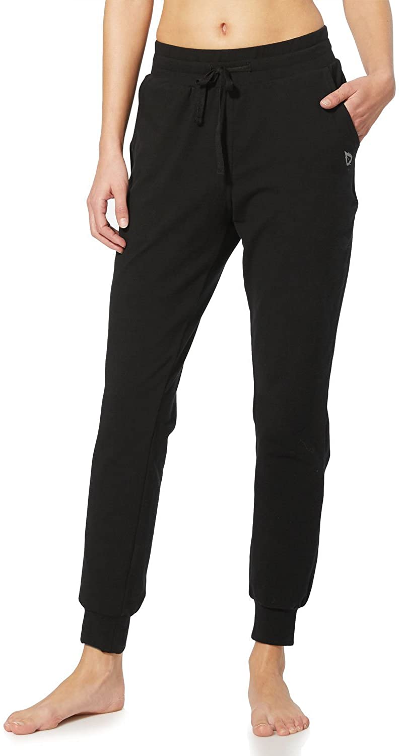 Price:$35.99    BALEAF Women's Active Yoga Sweatpants Workout Joggers Pants Cotton Lounge Sweat Running Pants with Pockets Black Size XS  Clothing