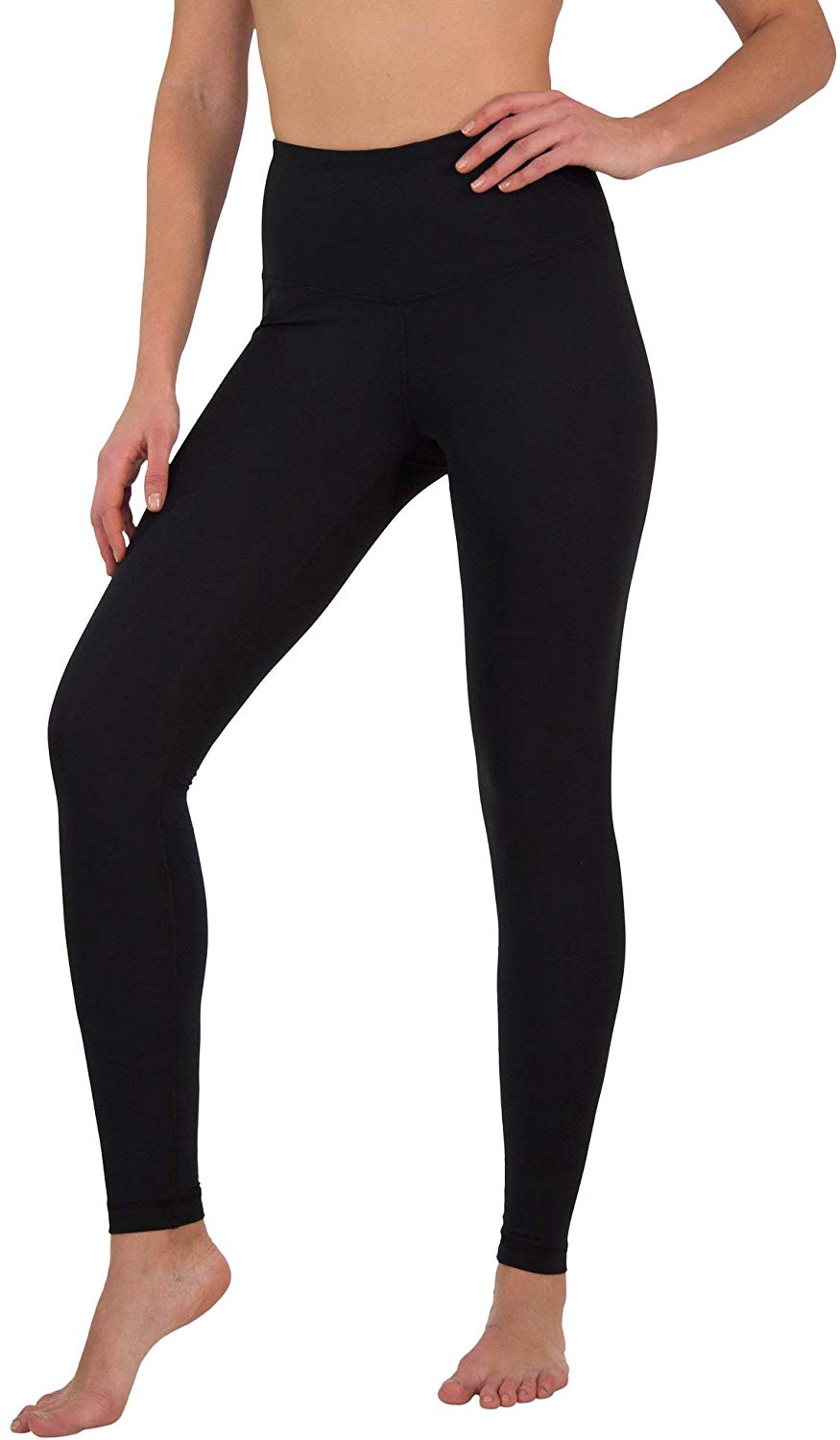 Price:$24.99 Yogalicious High Waist Ultra Soft Lightweight Leggings -  High Rise Yoga Pants - Black - XS at Amazon Women’s Clothing store