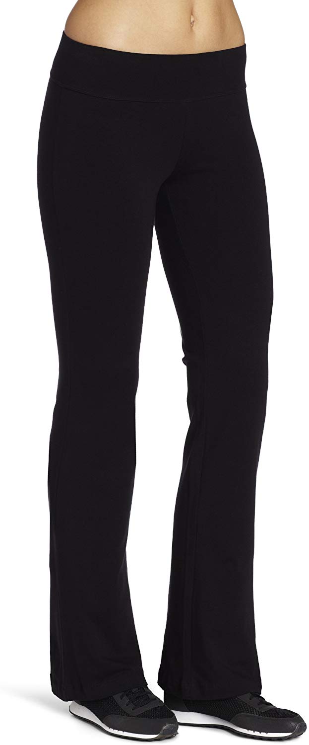 Price:$18.76    Spalding Women's Yoga Bootleg Pant, Black, Small  Clothing