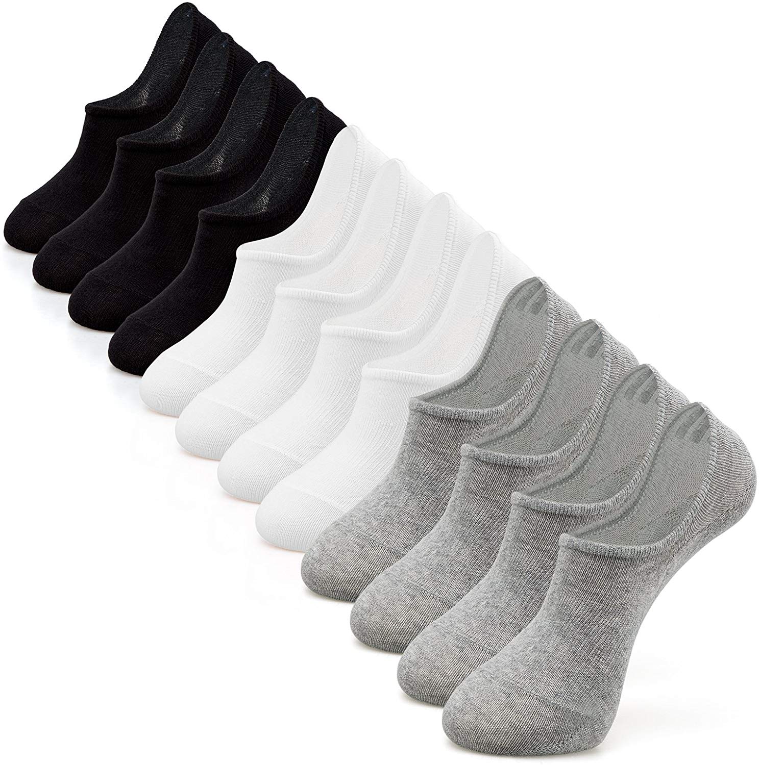 Price:$13.99 IDEGG No Show Socks For Women and Men 6 Pairs Low Cut Anti-slid Athletic Sport Line Cotton Socks with Non Slip Grip at Amazon Women’s Clothing store