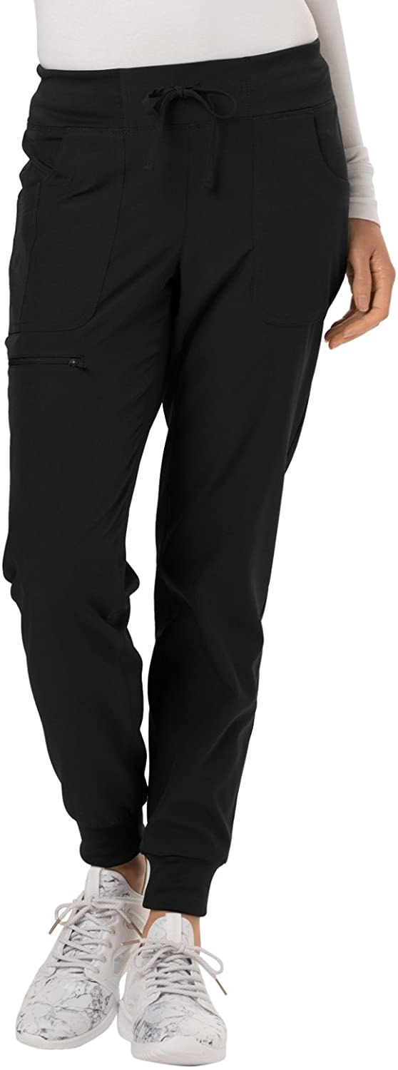 Price:$29.98    HeartSoul Low Rise Tapered Leg Jogger Scrub Pant, XXS Petite, Black  Clothing
