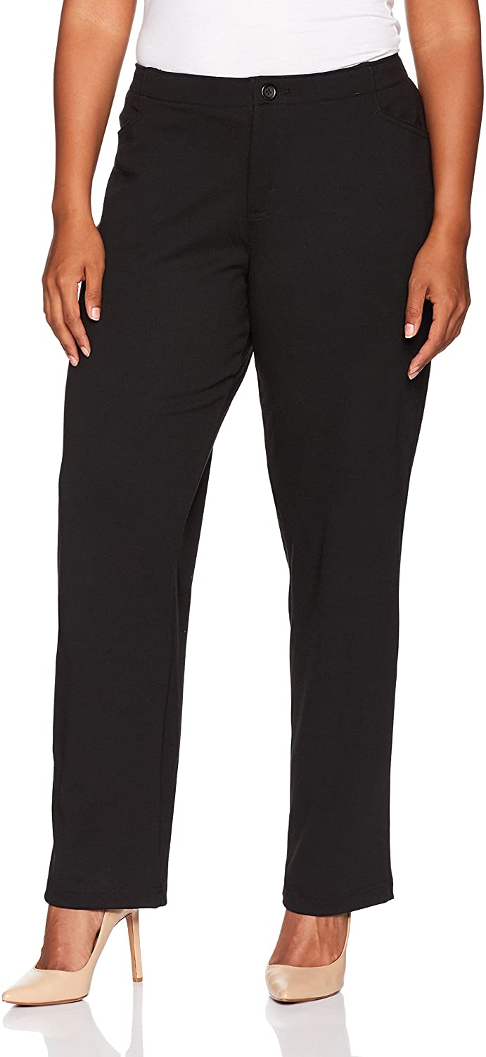 Price:$20.79 Riders by Lee Indigo Women's Plus Size Comfort Collection Knit L Pocket Pant at Amazon Women’s Clothing store