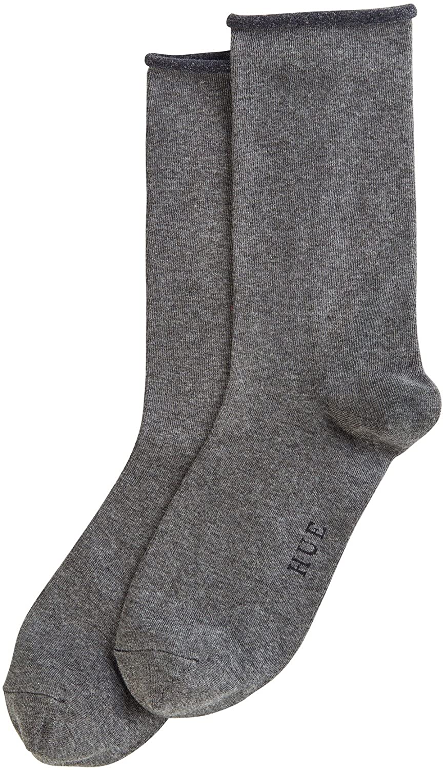 Price:$6.00 Hue Women's Jeans Crew Socks at Amazon Women’s Clothing store