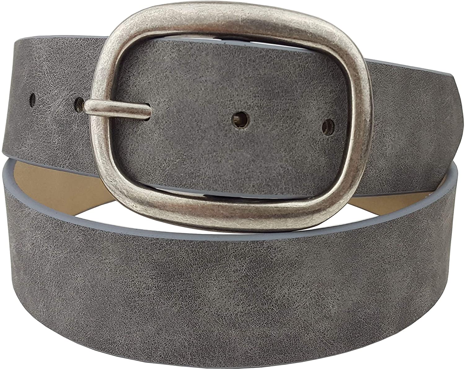 Price:$14.99 Vegan Plain Belt with Matte Oval Buckle at Amazon Women’s Clothing store