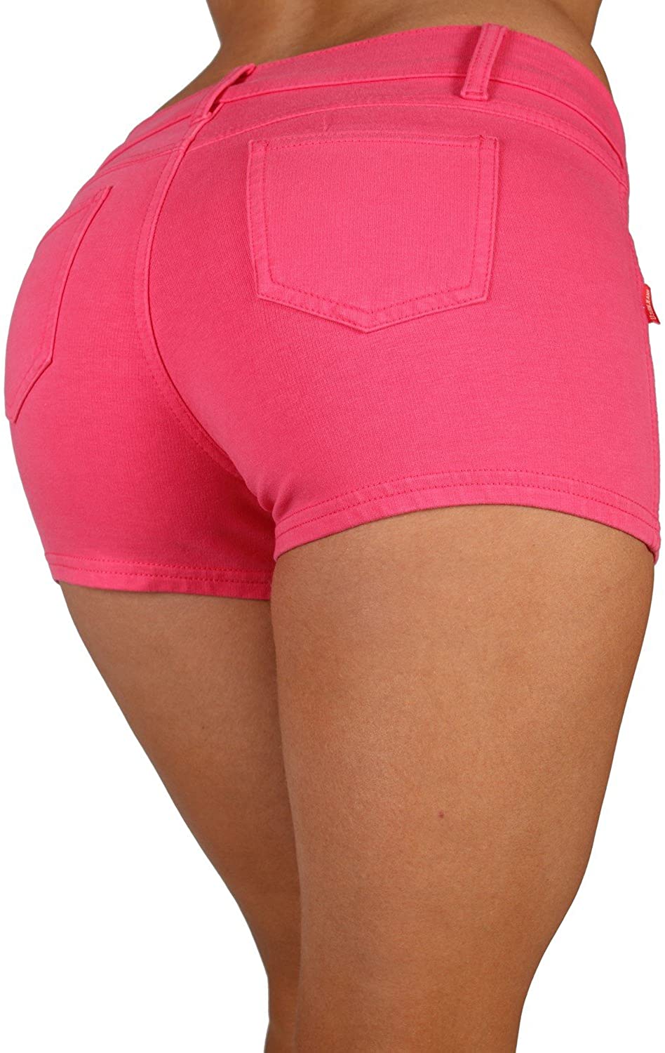 Price:$3.00 Basic Booty Shorts Premium Stretch French Terry with Gentle Butt Lift Stitching at Amazon Women’s Clothing store