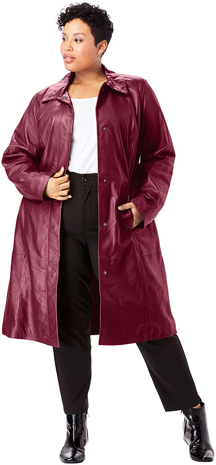 Price:$63.04    Jessica London Women's Plus Size Trench Coat  Clothing