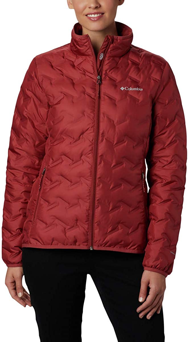 Price:$160.00    Columbia Women's Delta Ridge Down Jacket, Dusty Crimson, 1X  Clothing