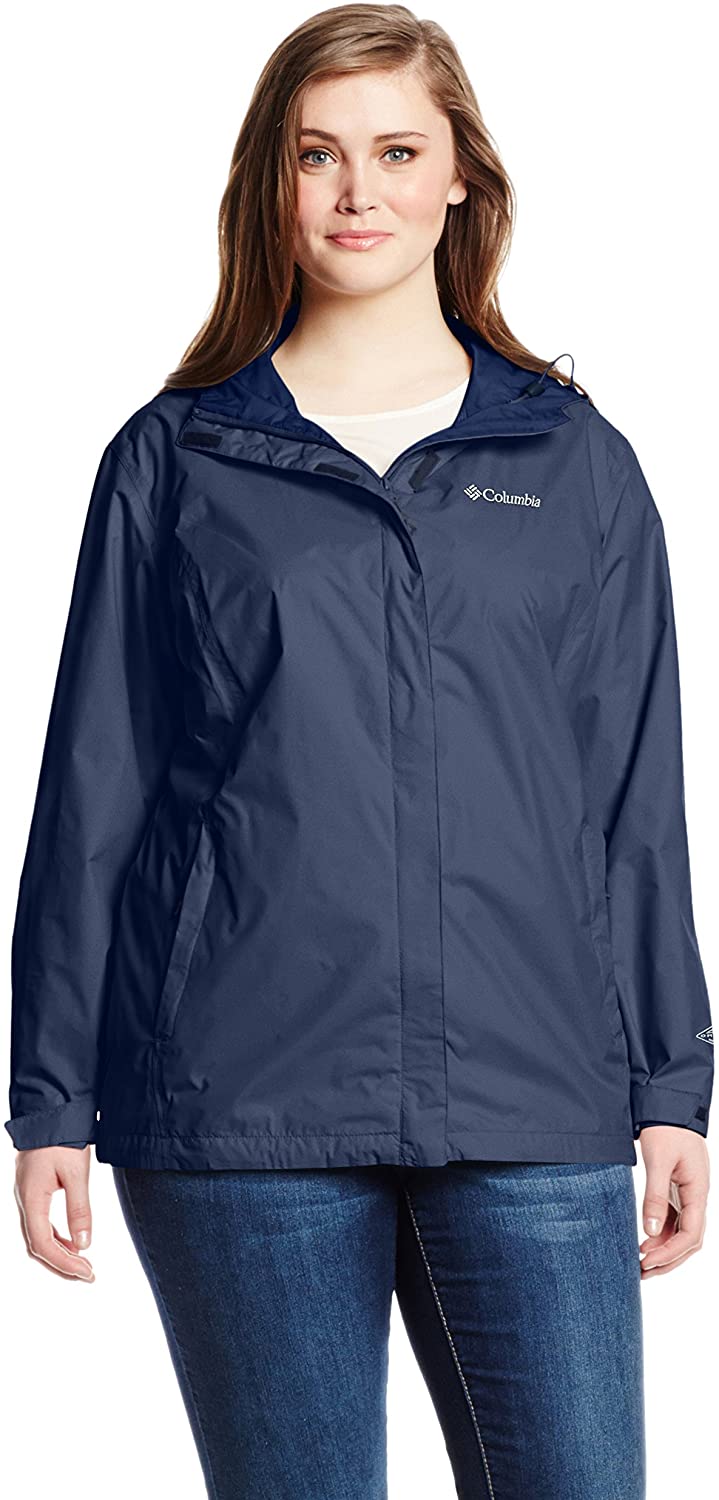 Price:$28.95    Columbia Women's Arcadia Ii Waterproof Breathable Jacket with Packable Hood  Clothing