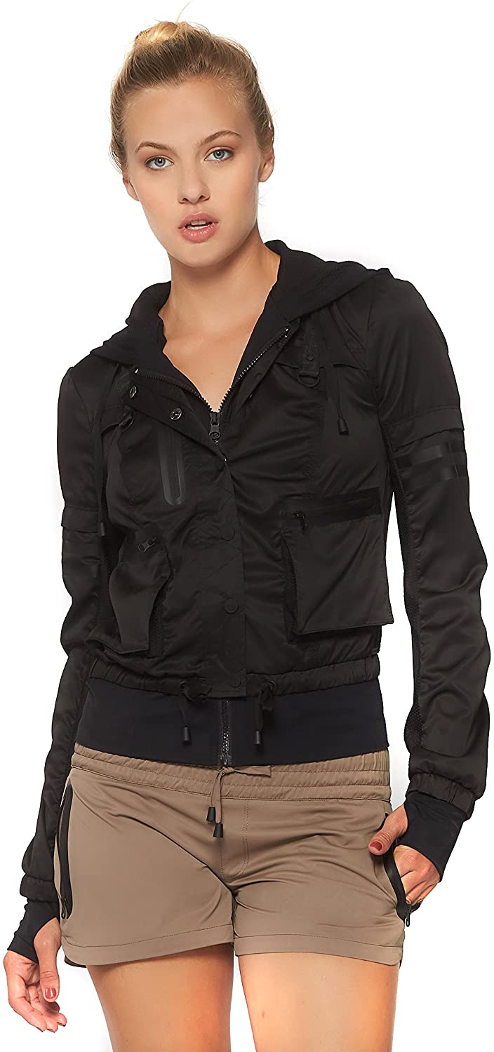 Price:$159.00    Blanc Noir Skyfall Bomber Jacket  Clothing