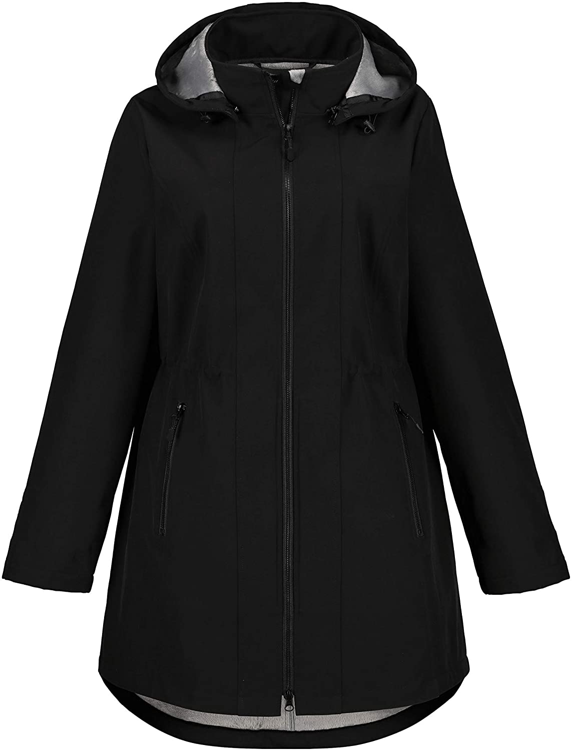 Price:$139.95 Ulla Popken Women's Plus Size Triple Function Softshell Jacket 727038 at Amazon Women's Coats Shop