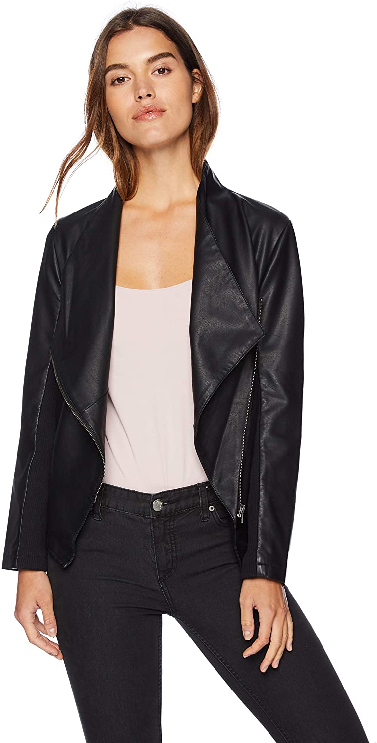 Price:$81.68 BB Dakota Women's Gabrielle Vegan Leather Jacket at Amazon Women's Coats Shop